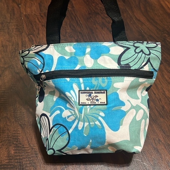 HAWAIIAN SOUVENIR canvas tote bag.  Makes a great lunch box carrier - Picture 1 of 11
